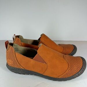 NIB Jbu by Jambu Lena Casual Slip-On Shoe Women’s Size 12M‎ Burt Orange